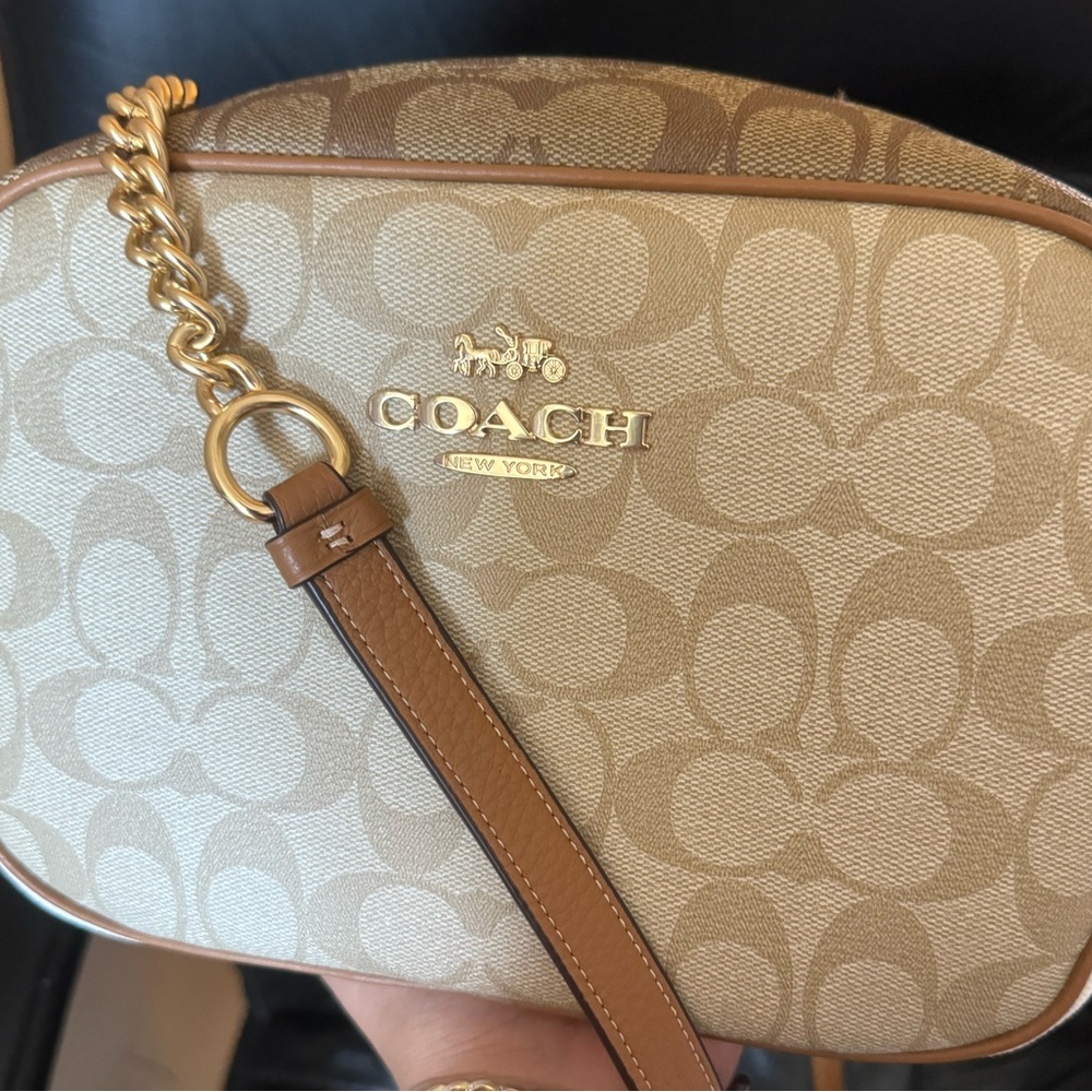 Coach Beige Crossbody Bag
